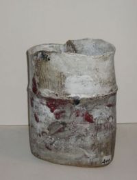 Oval Vessel Red by Robin Welch - click for more detail