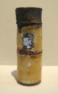 Small Cylinder Yellow by Robin Welch - click for more detail