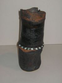 Small Cylinder Black by Robin Welch - click for more detail