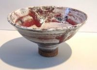 Medium Bowl Red by Robin Welch - click for more detail