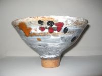 Medium Bowl Orange & Black by Robin Welch - click for more detail